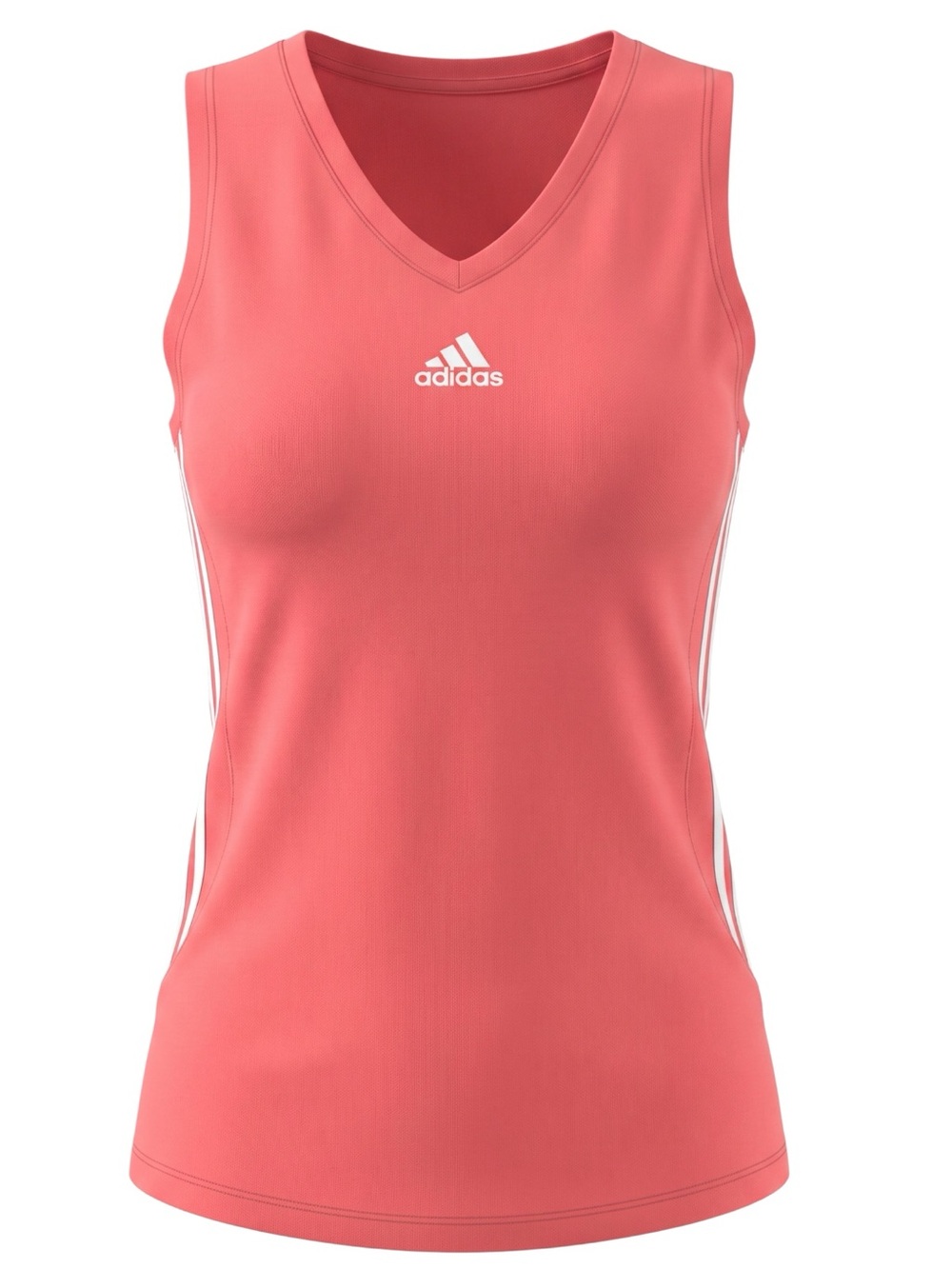 Vintage Adidas Coral V-Neck Performance Tank Top women's Size Medium